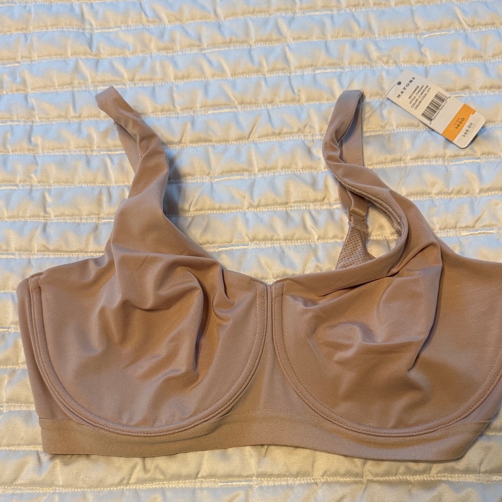 Natori Smooth Contour Full Coverage Bra in Taupe